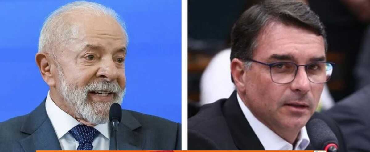Lula tem 48,8% e Flávio Bolsonaro, 42,3% no 2º turno