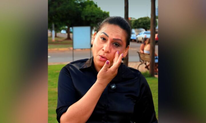 Primeira-dama simula olho roxo com maquiagem para alertar sobre violência contra a mulher