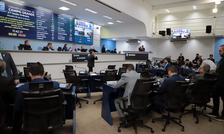 Câmara vota R$ 307 mil, barracas de Anhanduí e veto sobre isenção de IPTU