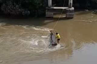 Governo de MS prepara licitação para vistorias de pontes após queda de estrutura sobre o Rio Taquari