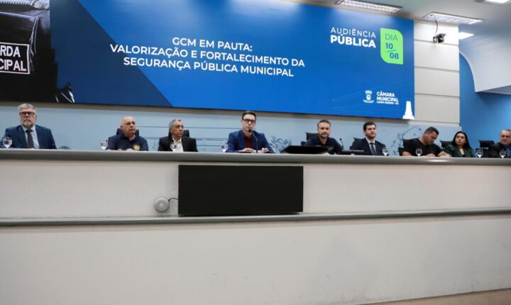 Guardas Civis cobram melhoria salarial durante audiência pública na Câmara