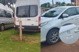 Pacientes renais de Nova Alvorada denunciam van quebrada enquanto servidores vão para festa