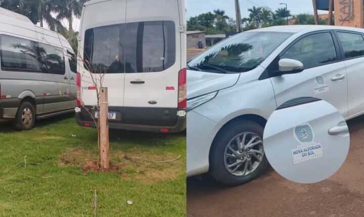 Pacientes renais de Nova Alvorada denunciam van quebrada enquanto servidores vão para festa