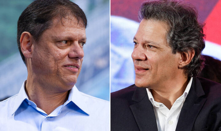 Tarcísio decide não ir a debate na Record, e Haddad quer ser entrevistado