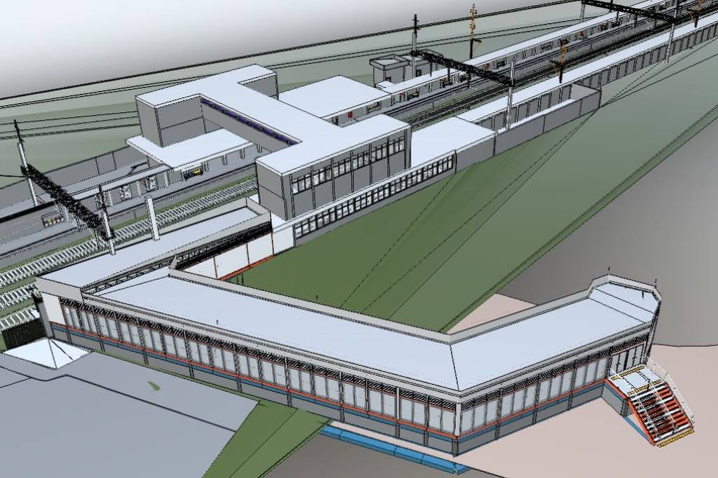 Construção de passarela provisória une estações na Água Branca, em São Paulo