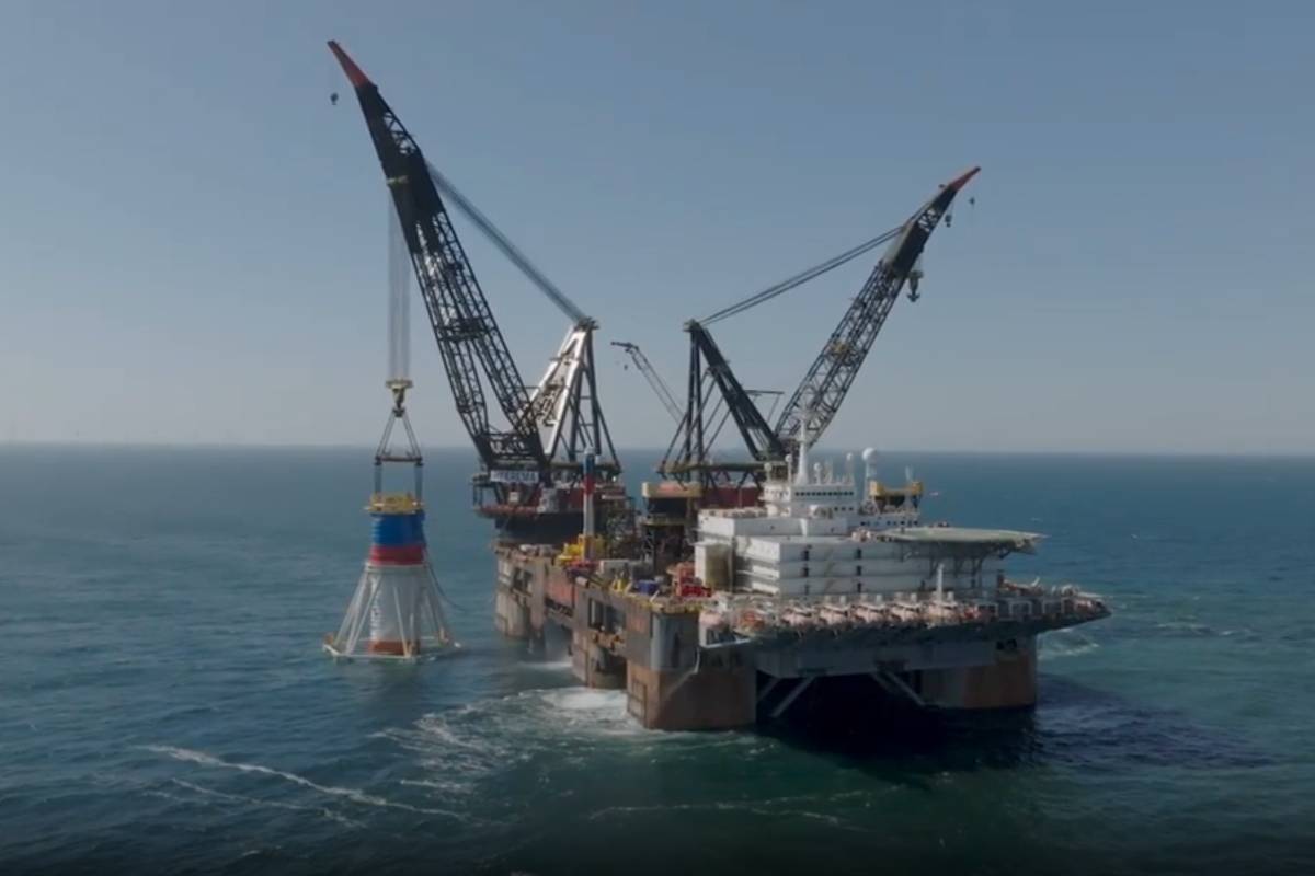 Alemanha inaugura maior parque eólico offshore do Mar do Norte para abastecer 1,1 milhão de lares