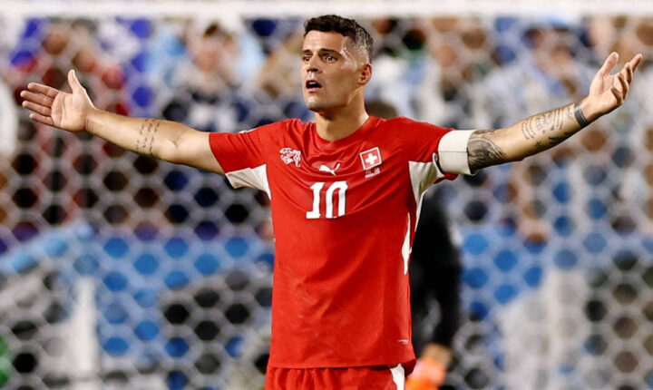 Capitão da Suíça, Xhaka é afastado por uso de certificado falso de vacinação contra Covid