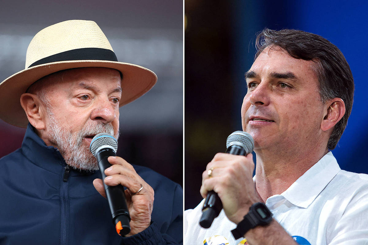 Pesquisa BTG/Nexus aponta Lula com 42% e Flávio Bolsonaro com 37% no primeiro turno
