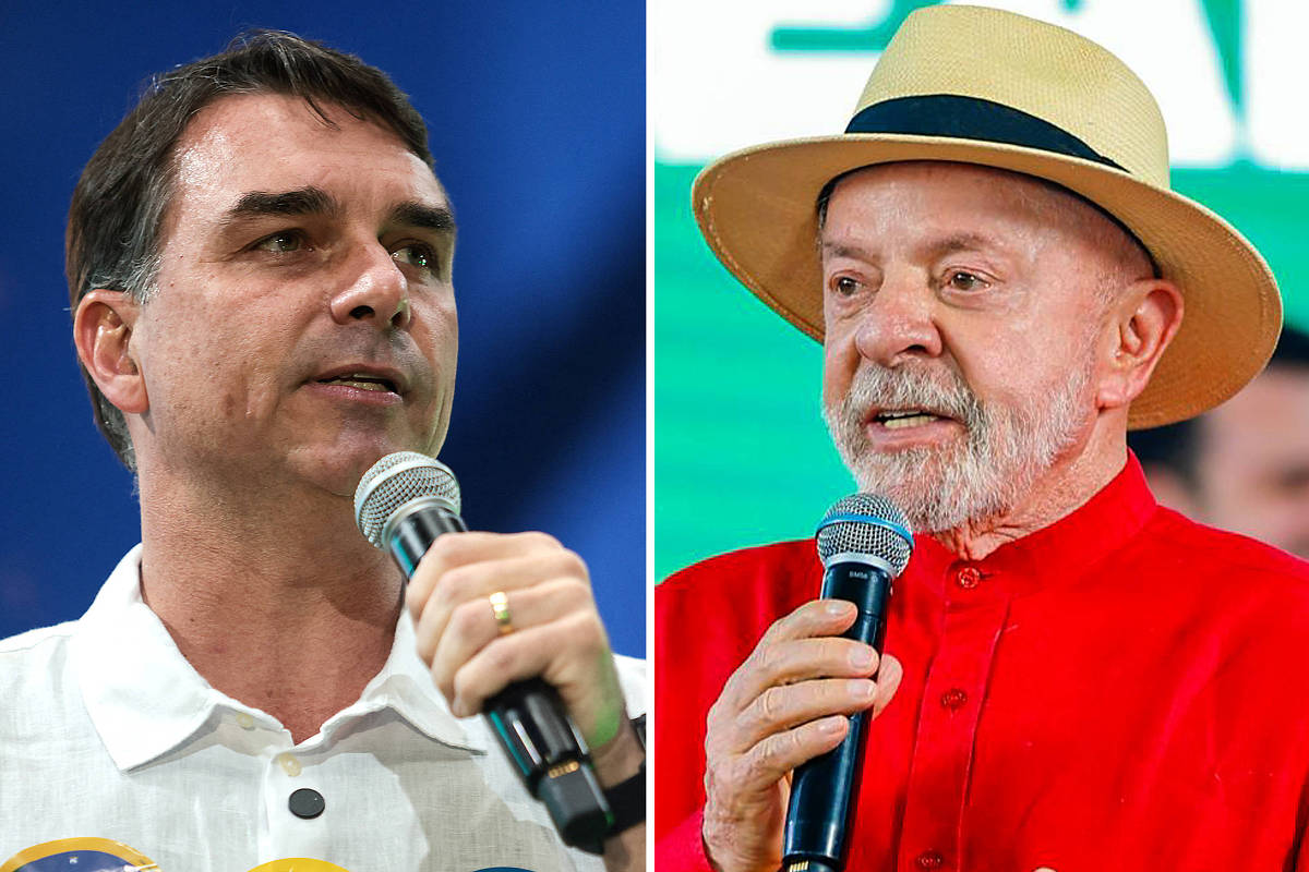 Na reta final de propaganda na TV, Flávio se diz alvo de ataques, e Lula mira governo Bolsonaro