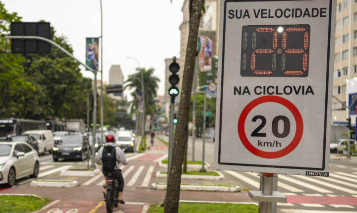 Ciclovia da Faria Lima ganha radar de velocidade em meio a disputa entre bikes, autopropelidos e motos