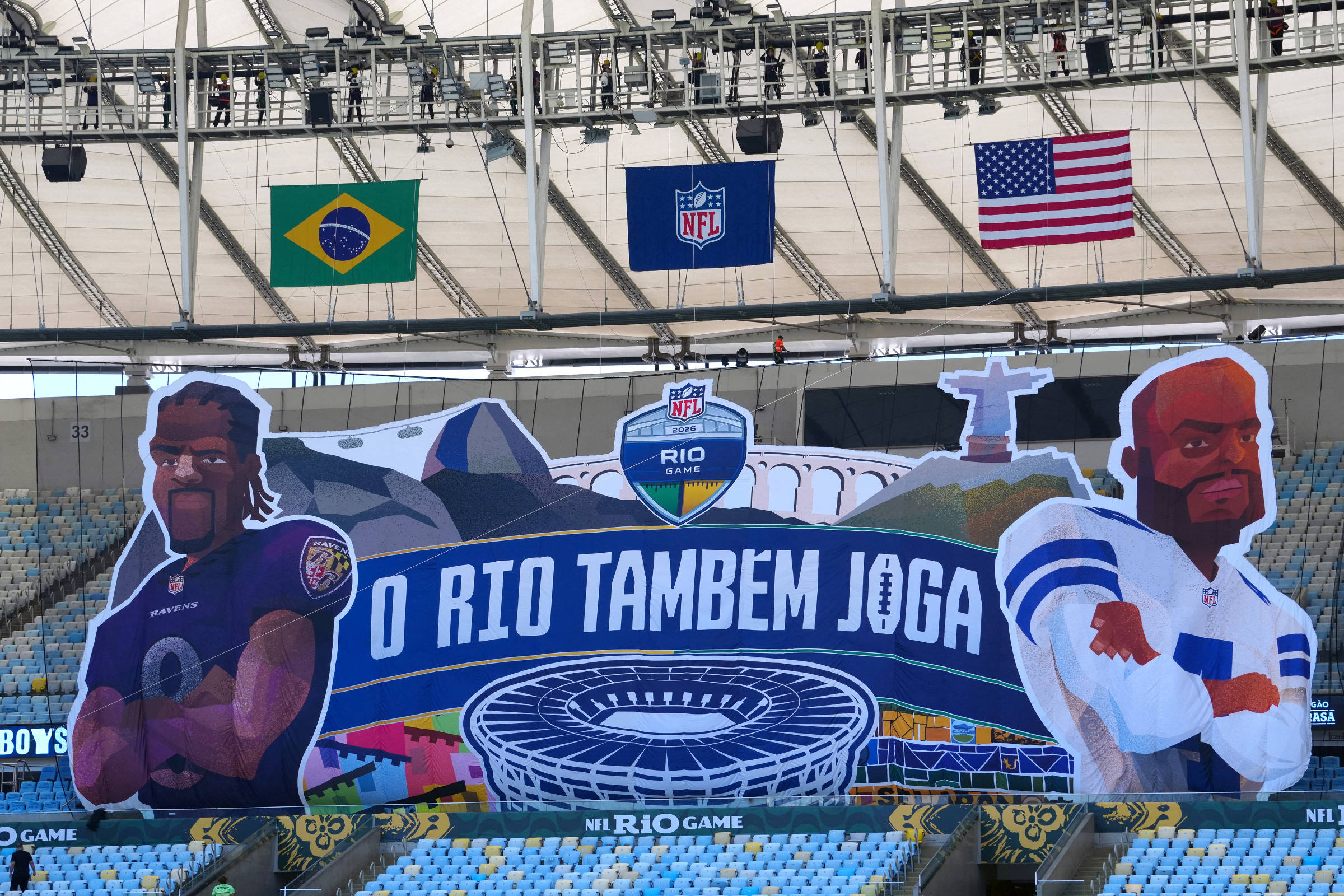 NFL chega ao Rio de Janeiro com ações urbanas para expandir público além de São Paulo