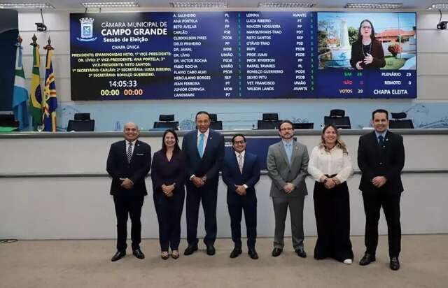 Vereadores devem reeleger Papy com a mesma chapa nesta quinta-feira em Campo Grande
