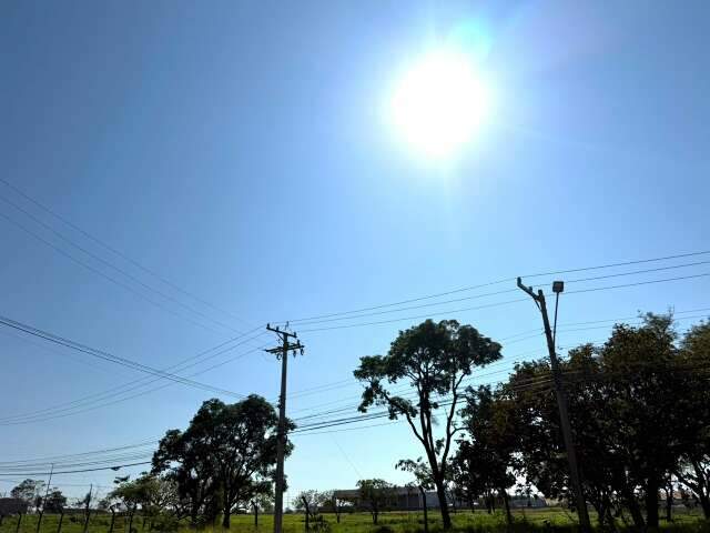 Outubro vem quente: temperatura pode superar a média em até 2°C em MS