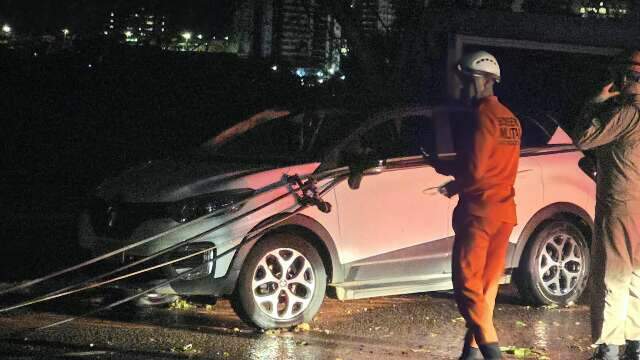Uma semana após prejuízos, Campo Grande volta a ter alerta de tempestade