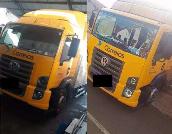 Criminoso cogitou usar caminhão dos Correios para transportar 150 kg de cocaína