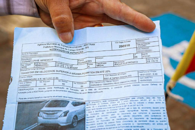 Nova lista reúne 799 motoristas de MS com punições na CNH