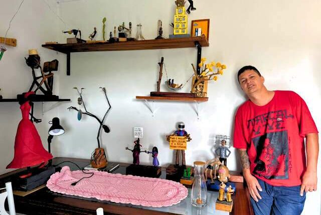 Foi com os hippies que Aldo aprendeu a transformar sua arte