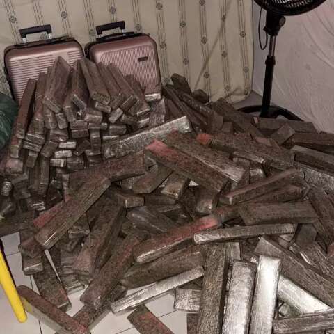 Casa é usada como depósito e polícia apreende 1,6 tonelada de maconha em Campo Grande