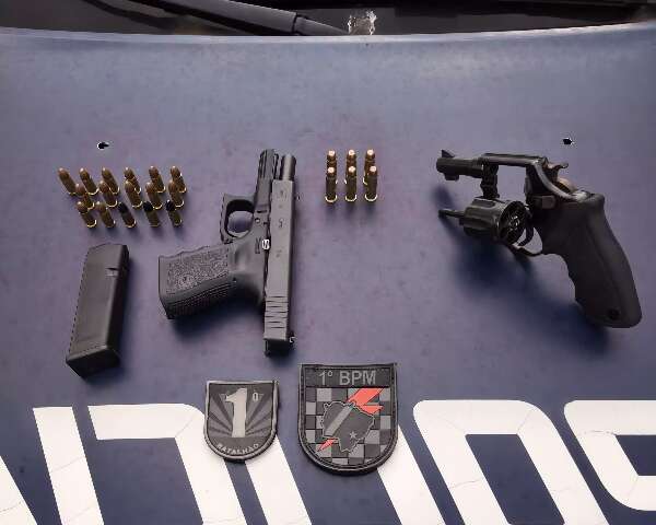 Dupla é presa com armas e diz que iria “vingar desafeto” em boate da Afonso Pena