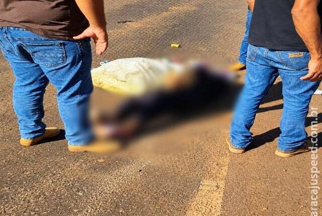 Coletora de recicláveis morre atropelada por carreta na BR-267 em Maracaju