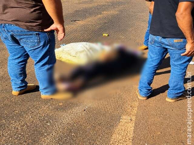 Coletora de recicláveis morre atropelada por carreta na BR-267 em Maracaju
