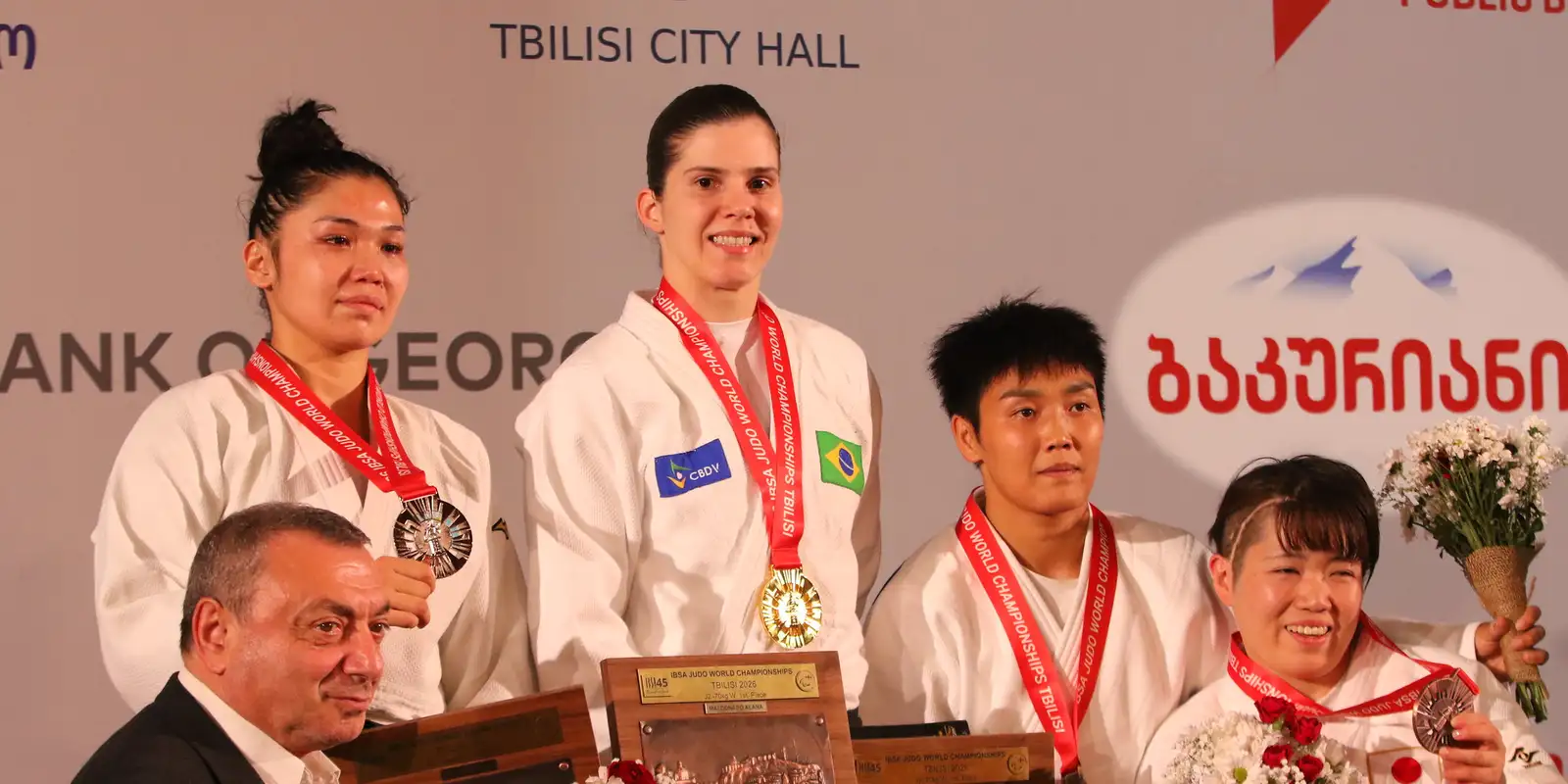 Brasil conquista três ouros no Mundial Paralímpico de Judô