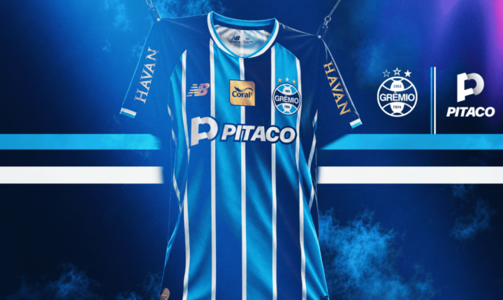Grêmio fecha patrocínio máster de R$ 140 milhões com a Pitaco