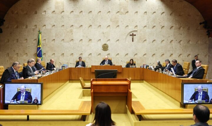 Veja fotos do plenário do STF no julgamento sobre Moraes