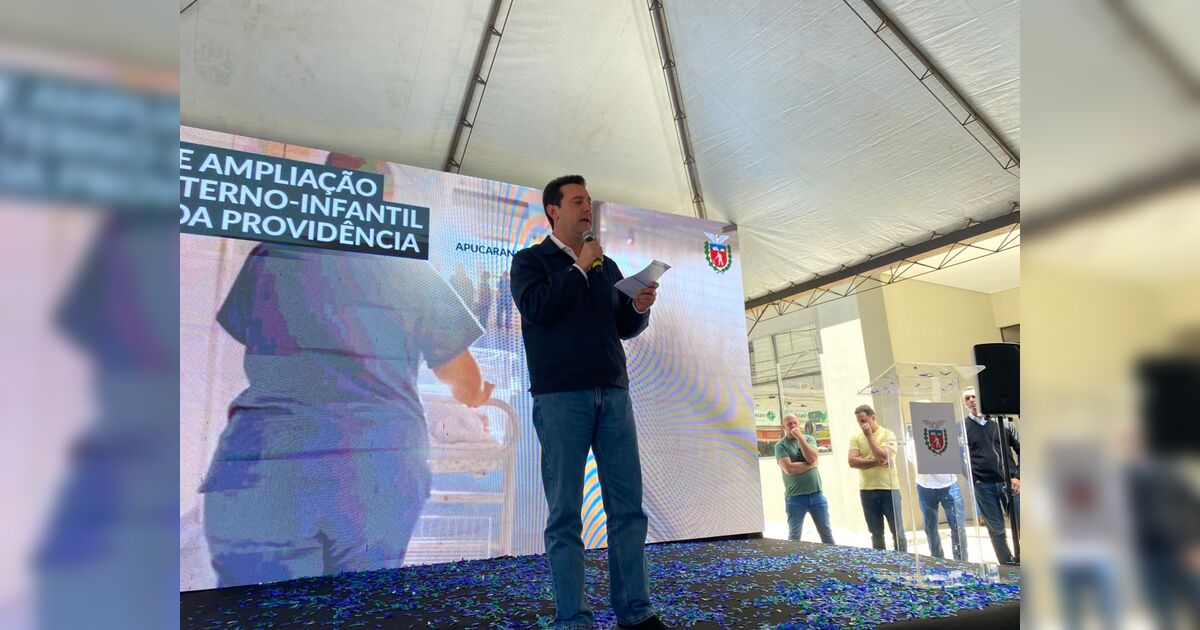 Ratinho Junior inaugura nova unidade do Materno Infantil do Hospital da Providência em Apucarana