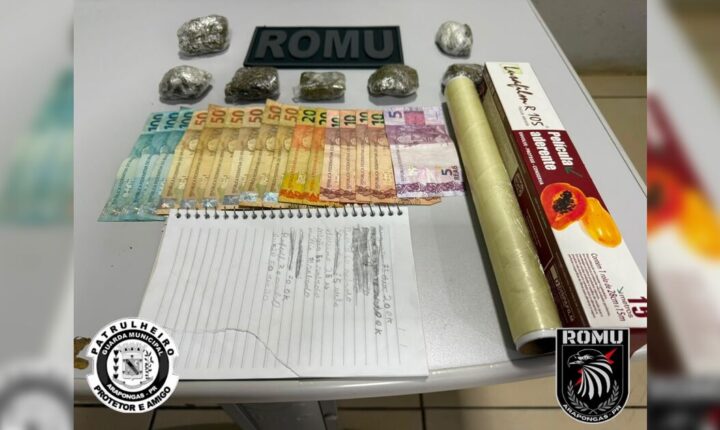 Homem tenta fugir da Guarda Municipal e acaba preso por tráfico em Arapongas