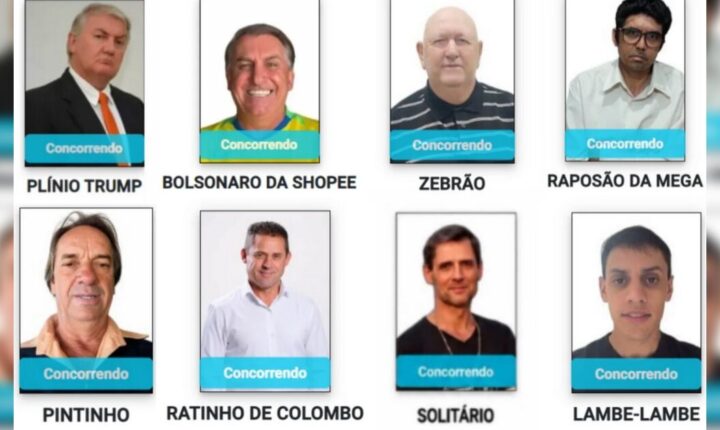 De Plínio Trump a Bolsonaro da Shopee: os nomes curiosos das eleições 2026