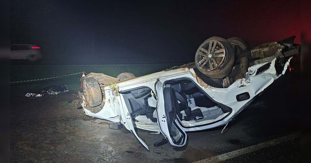 Grave acidente na BR-376 em Maringá resulta em uma morte e dois feridos