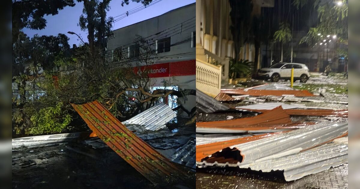 Temporal severo com ventos de 125 km/h provoca estragos generalizados em Apucarana
