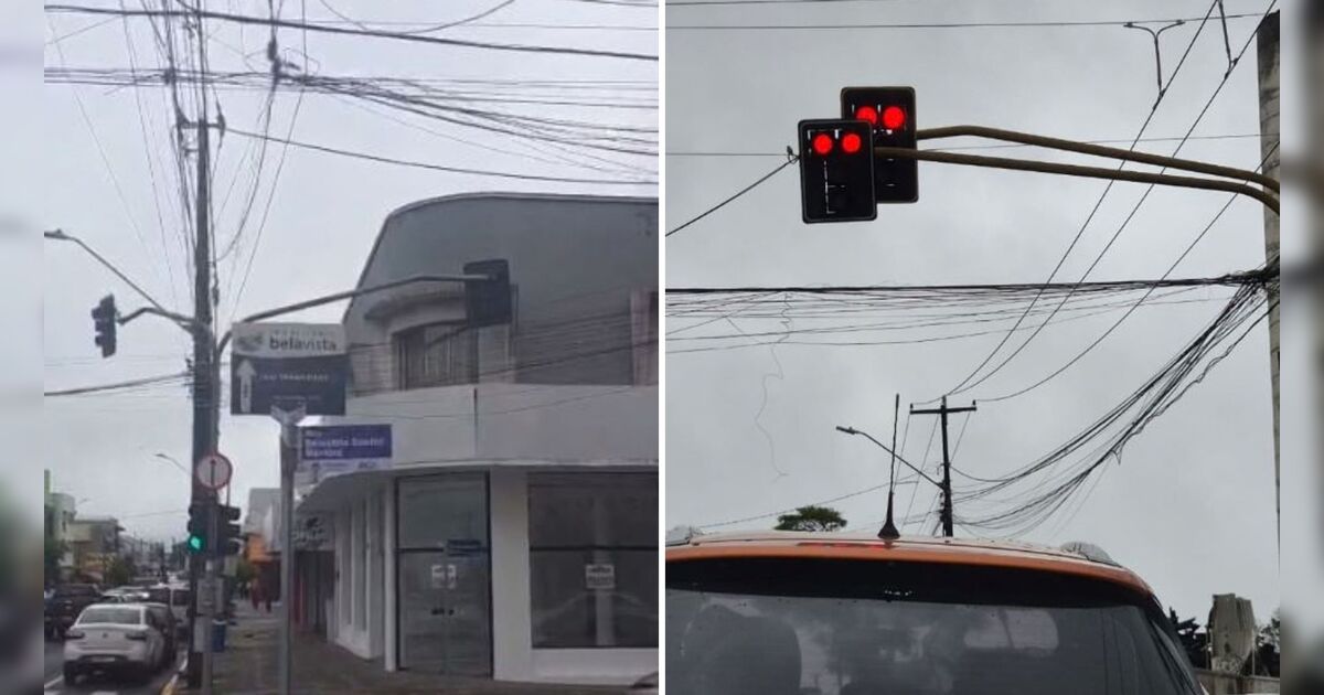 Semáforos sem funcionamento exigem atenção de motoristas em Apucarana