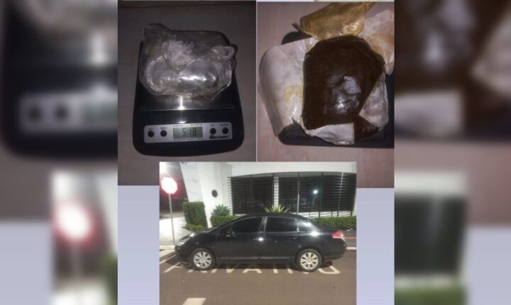 Motorista é preso pela Polícia Militar com drogas escondidas no painel de carro em Arapongas
