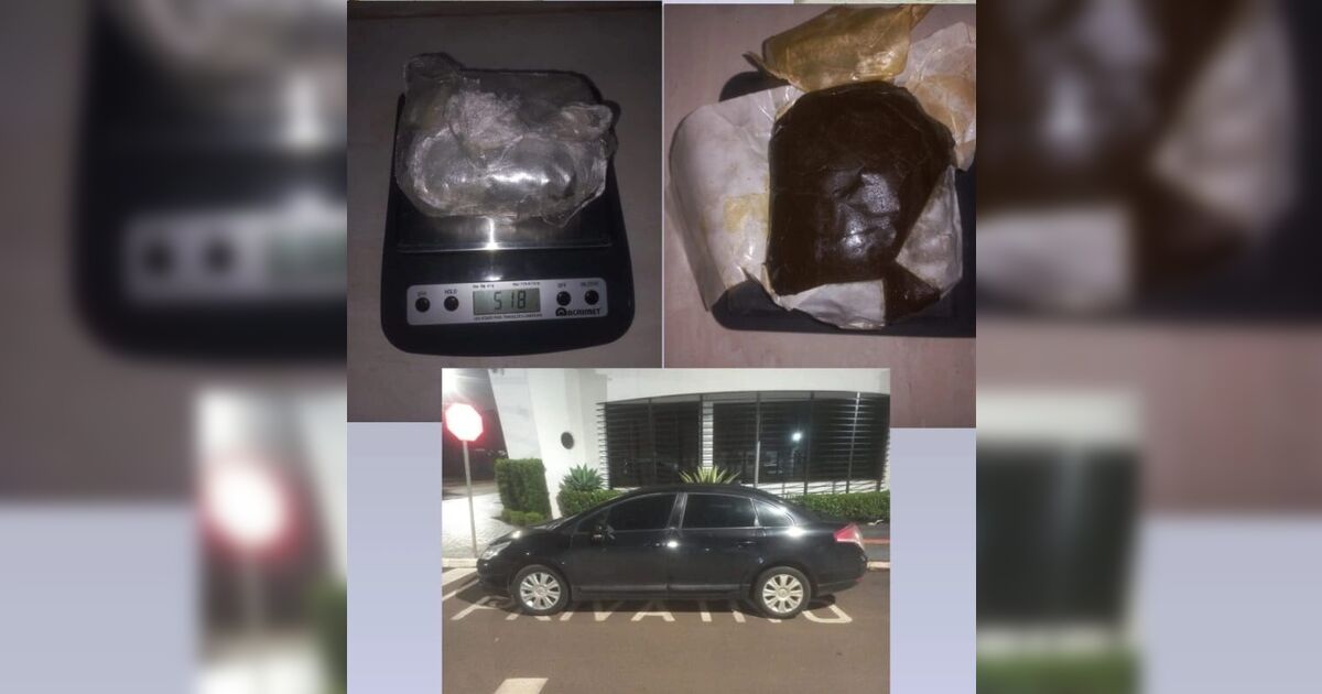 Motorista é preso pela Polícia Militar com drogas escondidas no painel de carro em Arapongas