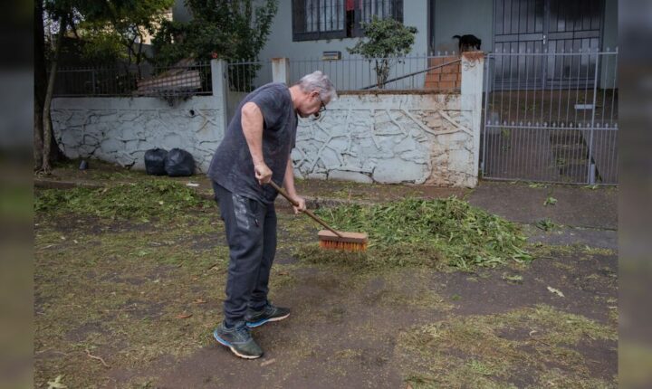 Prefeitura de Apucarana convoca moradores para mutirão de limpeza após forte vendaval