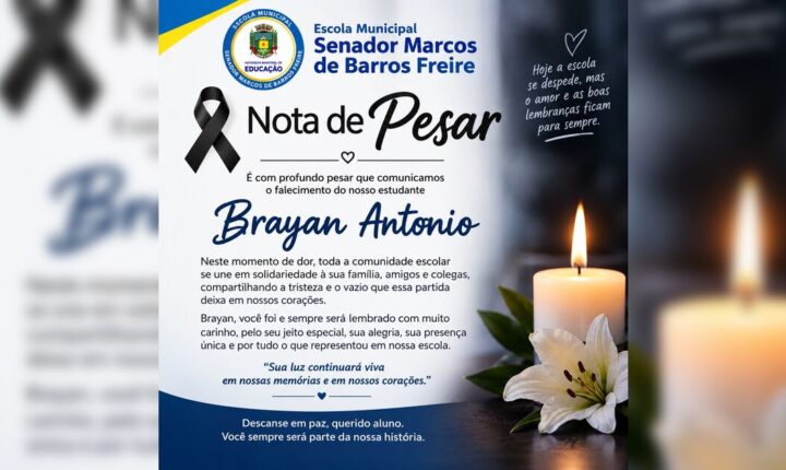 Escola lamenta morte de aluno atacado por pit bull em Apucarana