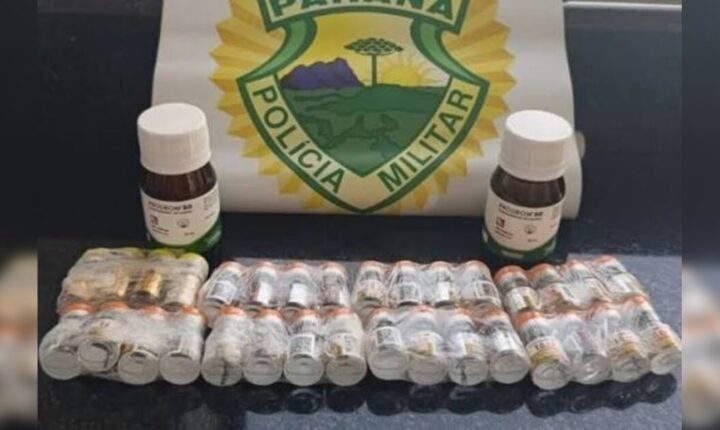 PRF apreende quase 10 mil frascos de tirzepatida em fundo falso de reboque no Paraná
