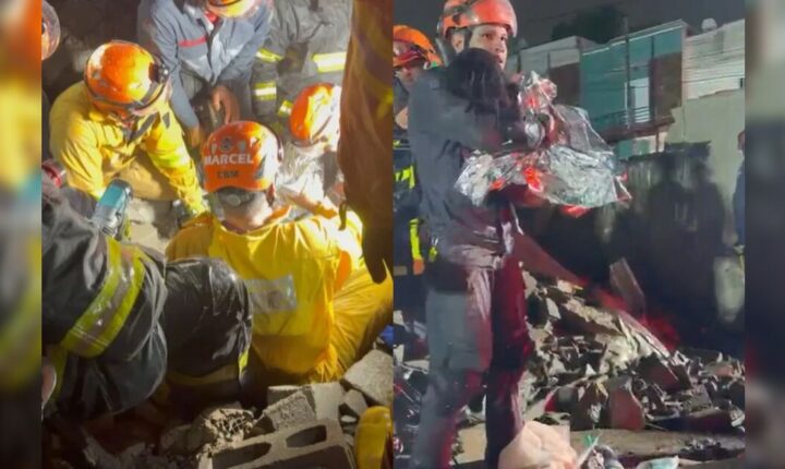 Menina de 5 anos é resgatada com vida após desabamento de prédio em São Paulo; duas pessoas morrem