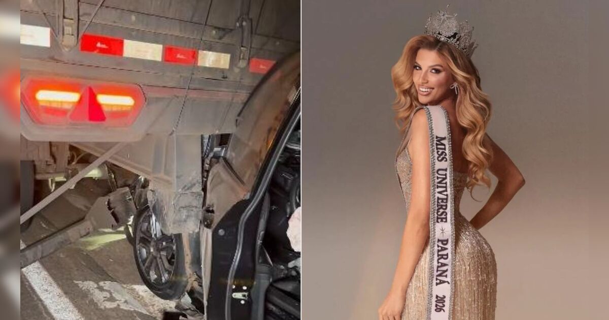 Miss Paraná 2026, Jéssica Krein, sofre acidente de carro na PR-323 em Paiçandu