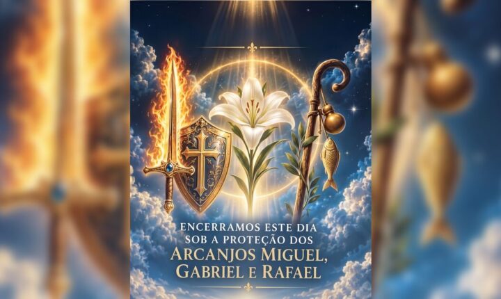 Tradição e fé: momento de elevação espiritual e preces aos três arcanjos