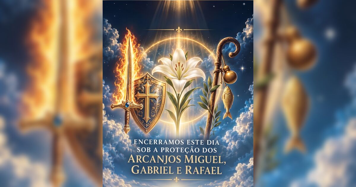 Tradição e fé: momento de elevação espiritual e preces aos três arcanjos