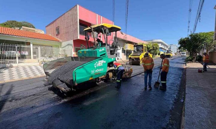 Ivaiporã inicia obras de recapeamento asfáltico com aporte de R$ 12 milhões