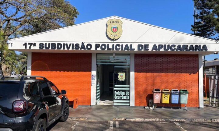 Homem diz ser de facção, ameaça dono de lanchonete e urina na delegacia em Apucarana