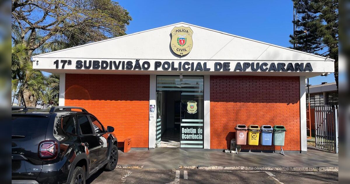 Homem diz ser de facção, ameaça dono de lanchonete e urina na delegacia em Apucarana