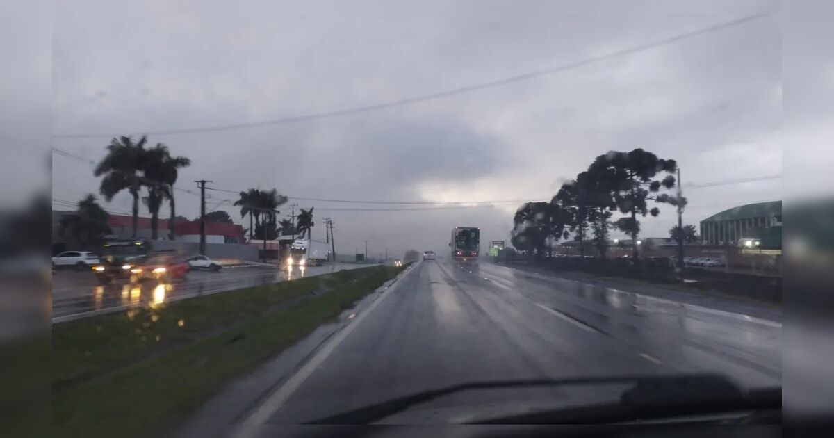 Inmet alerta para chuvas fortes em Arapongas, Apucarana e região neste domingo (13)