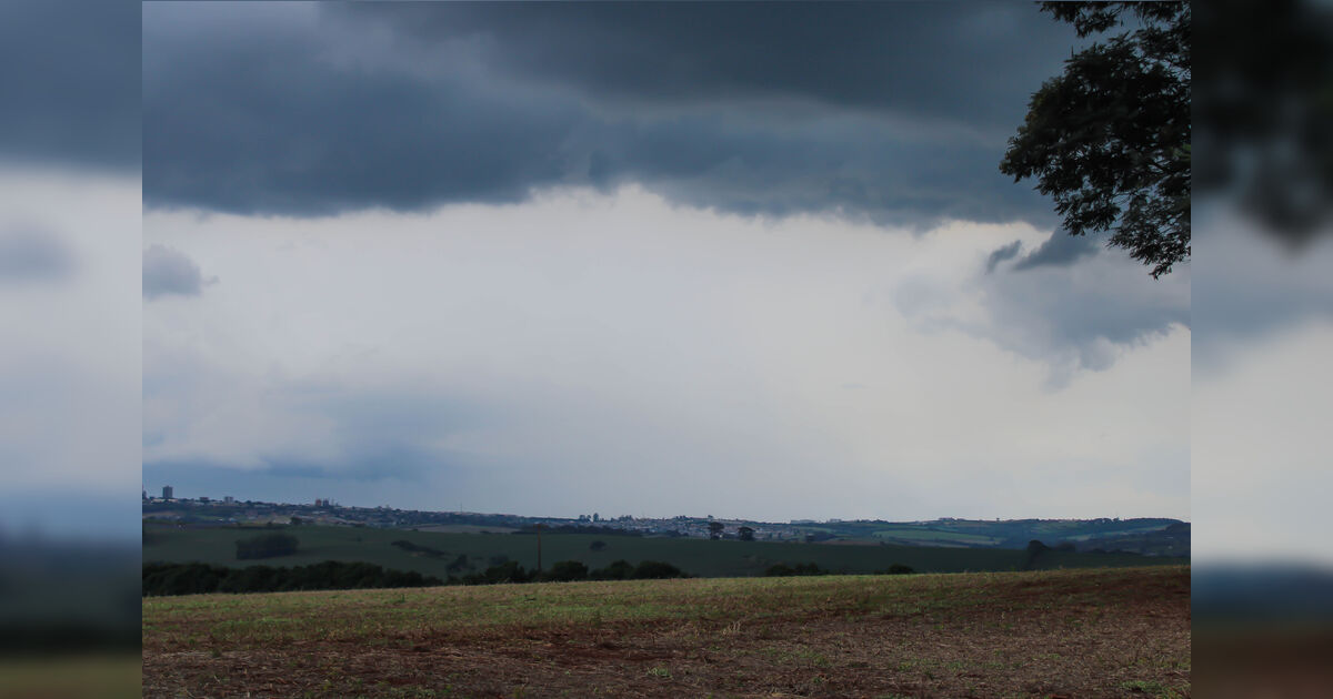 Com máxima de 18°C, Simepar prevê domingo chuvoso e frio para Apucarana