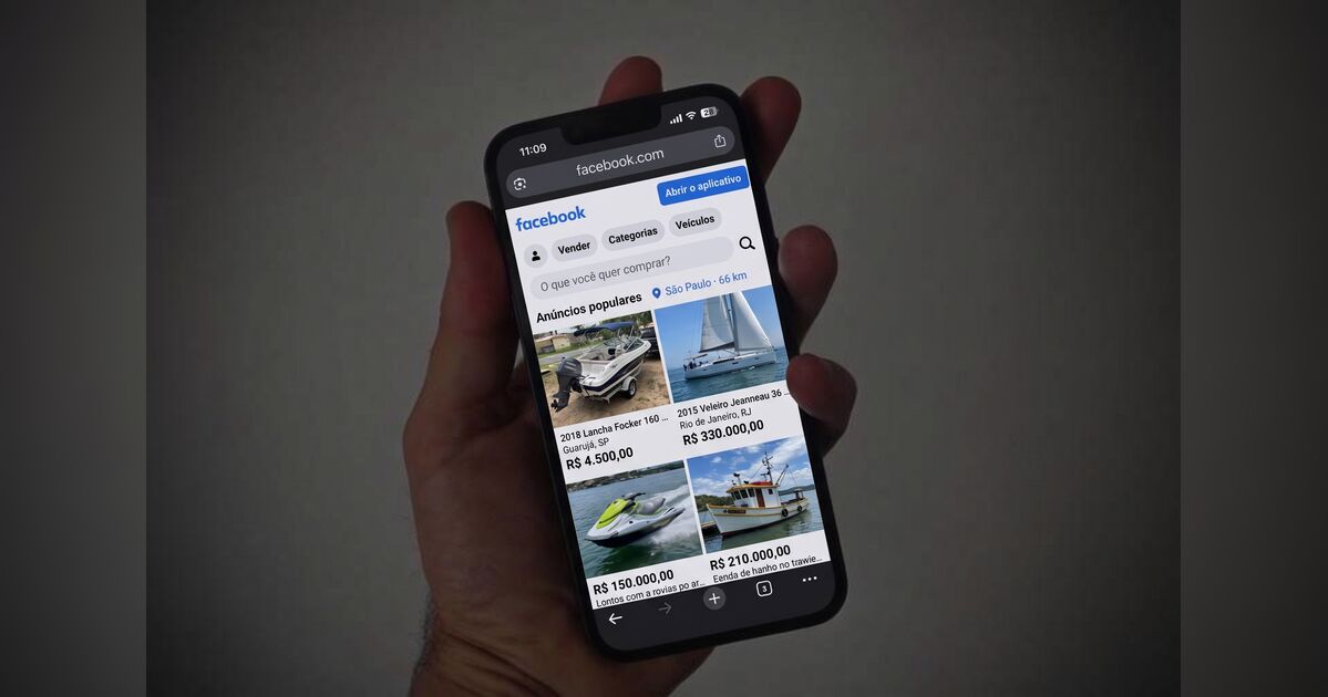 Homem viaja de Londrina a Apucarana para comprar barco do Facebook e perde R$ 4 mil em golpe