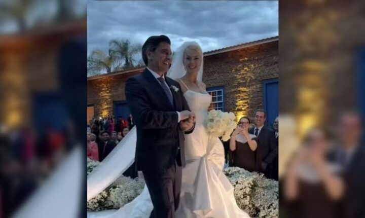 Ana Hickmann emociona Edu Guedes em votos de casamento: ‘Você não desistiu de mim’